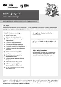Detailseite: Merkbl&auml;tter &ndash; Schulweg-Diagnose