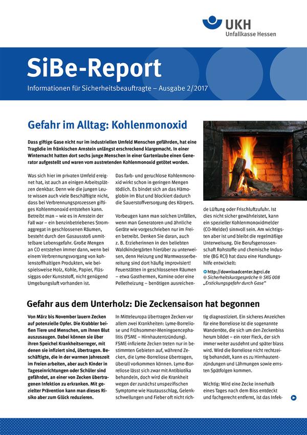 Detailseite: SiBe-Report – SiBe-Report 02/2017