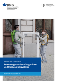 Detailseite: DGUV Informationen &ndash; Personengebundene Tragehilfen und R&uuml;ckenst&uuml;tzgurte