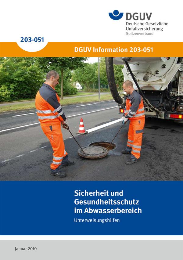 Detailseite: DGUV Informationen – Sicherheit und Gesundheitsschutz im Abwasserbereich