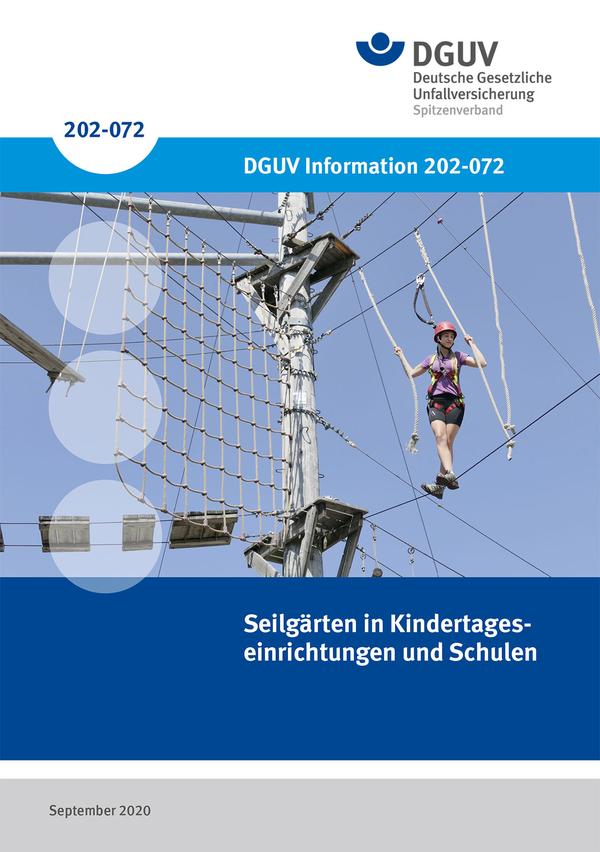 Detailseite: DGUV Informationen – Seilgärten in Kindertageseinrichtungen und Schulen